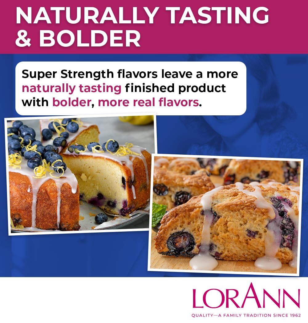 LorAnn Oils Blueberry Super Strength ice-cream scoop captures rich flavor.
