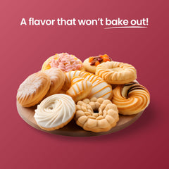 LorAnn Oils Buttery Sweet Dough Emulsion in the oven enhances baked goods aroma.
