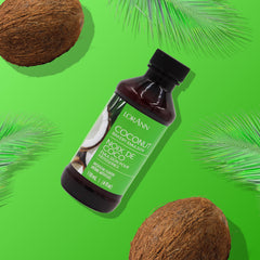 LorAnn Oils Coconut Bakery Emulsion on cake and frosting, boosting tropical coconut notes.