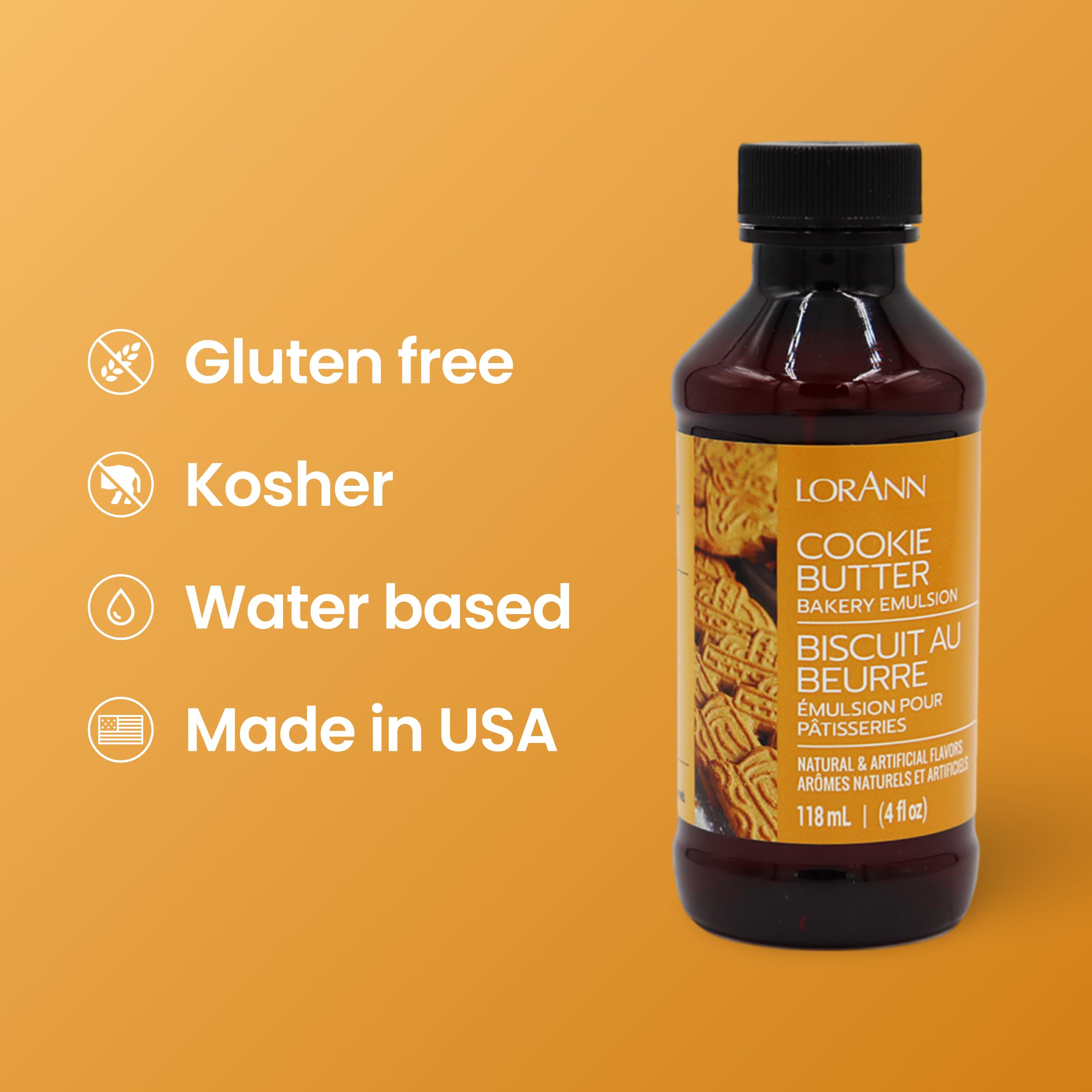 LorAnn Oils Cookie Butter Bakery Emulsion boosts fruit-toned notes in desserts.