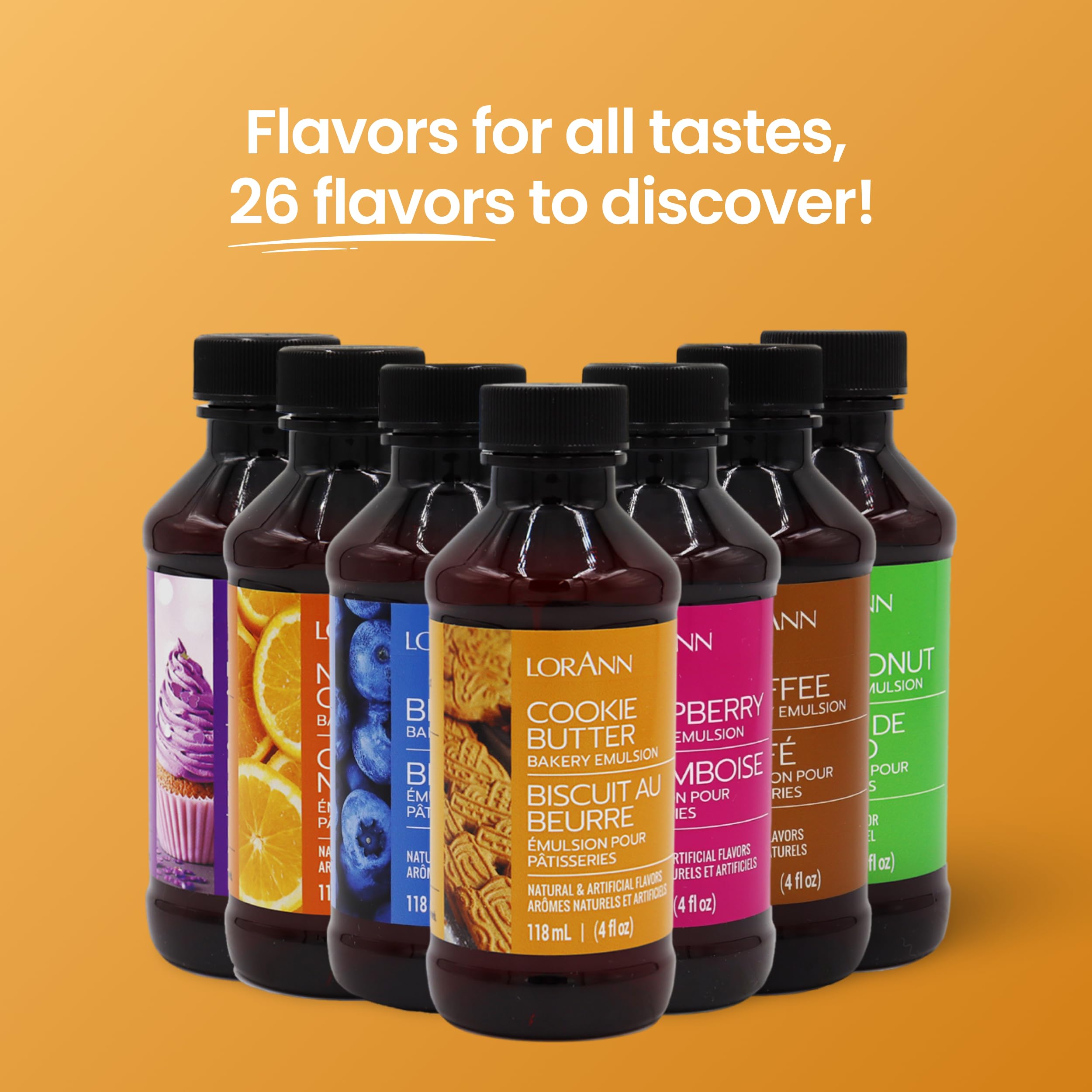 LorAnn Oils Cookie Butter Bakery Emulsion stirred into batter to boost aroma.