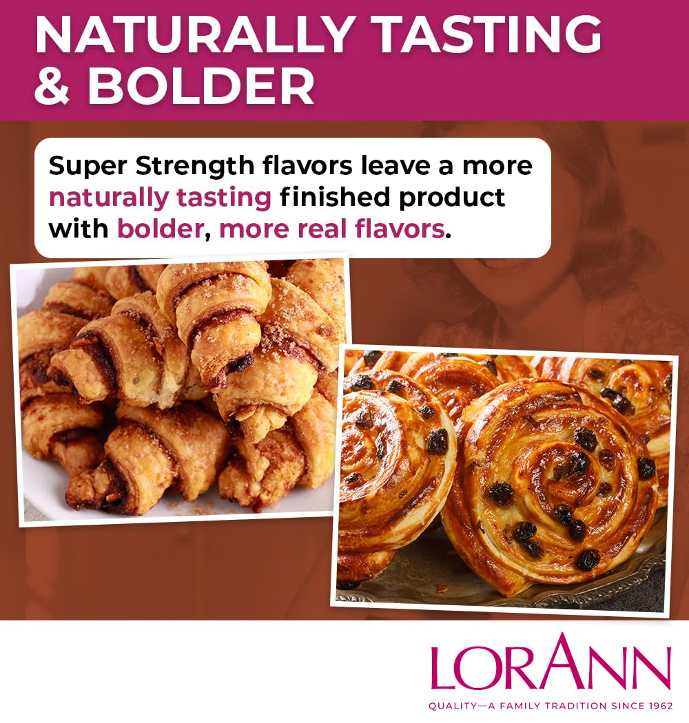 LorAnn Oils flavoring drops cinnamon roll for kitchen creativity.