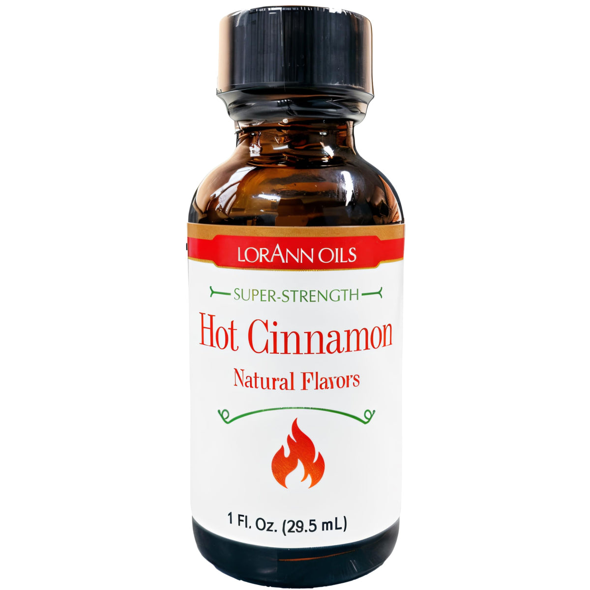 LorAnn Oils hot cinnamon bottle for bold candy and baking applications.