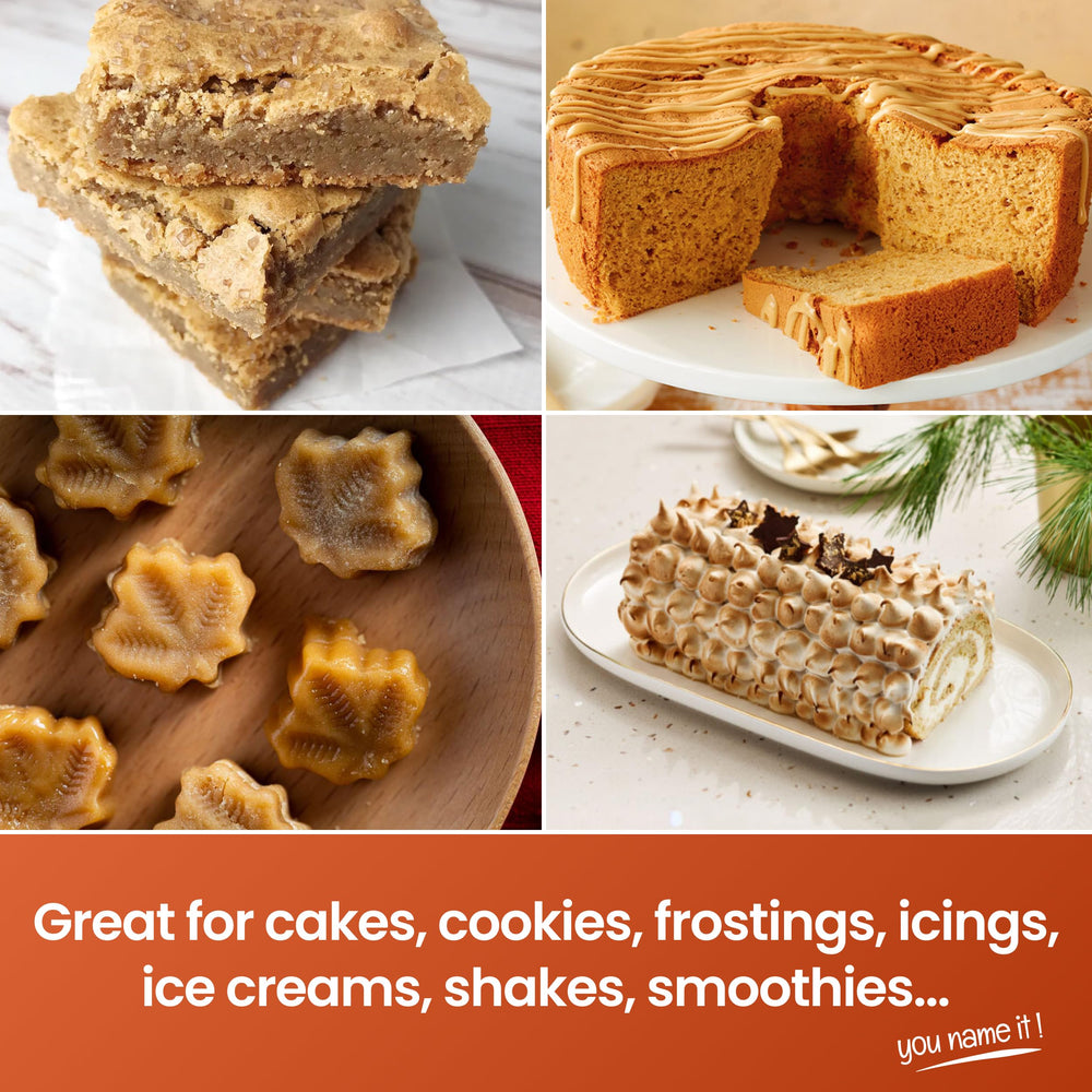 LorAnn Oils Maple Bakery Emulsion packaging emphasizes BPA-free USA-made standards.