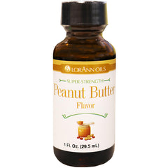 LorAnn Oils peanut butter flavoring bottle pour for hard candy and baking.