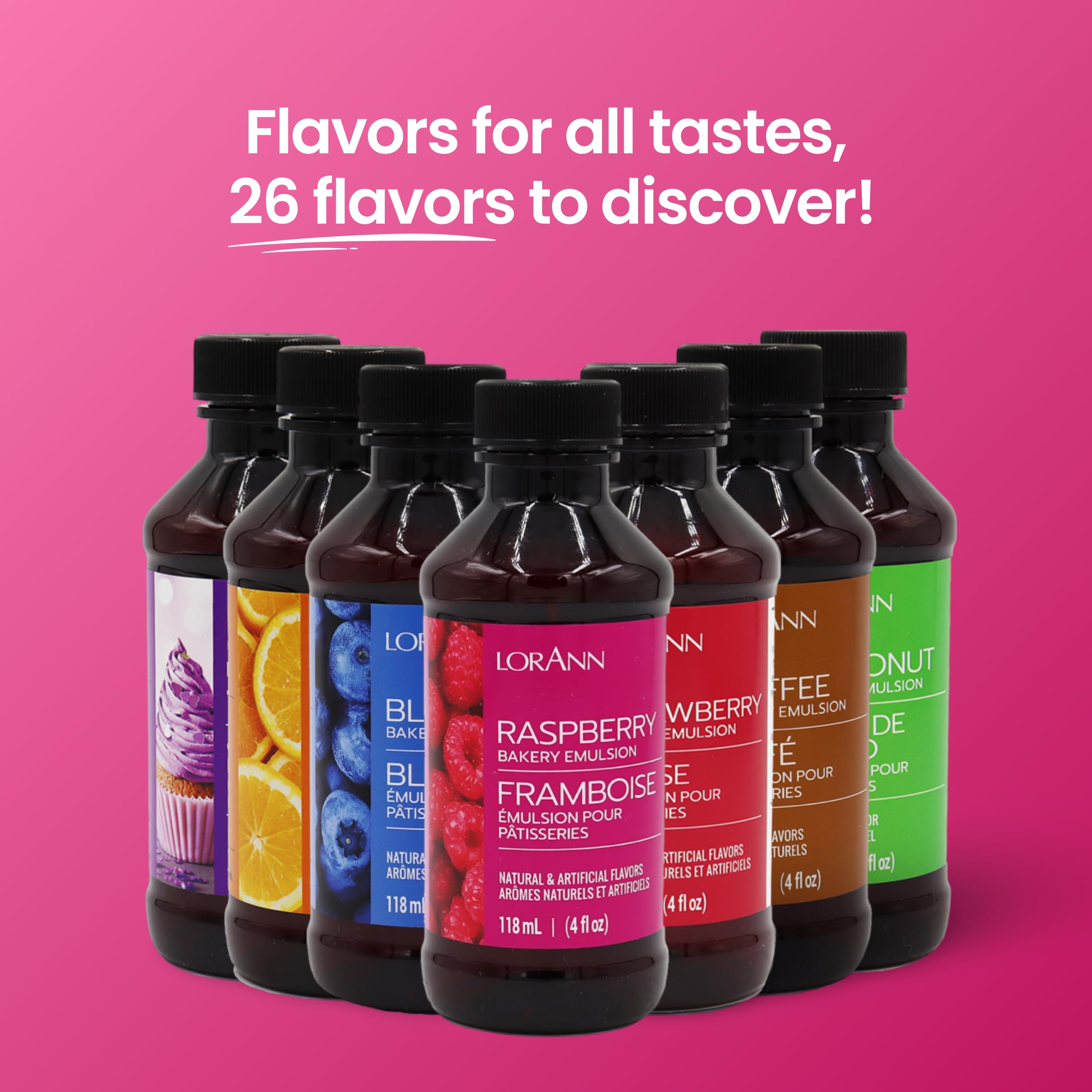 LorAnn Raspberry emulsion taste test scene emphasizes strong berry aroma.