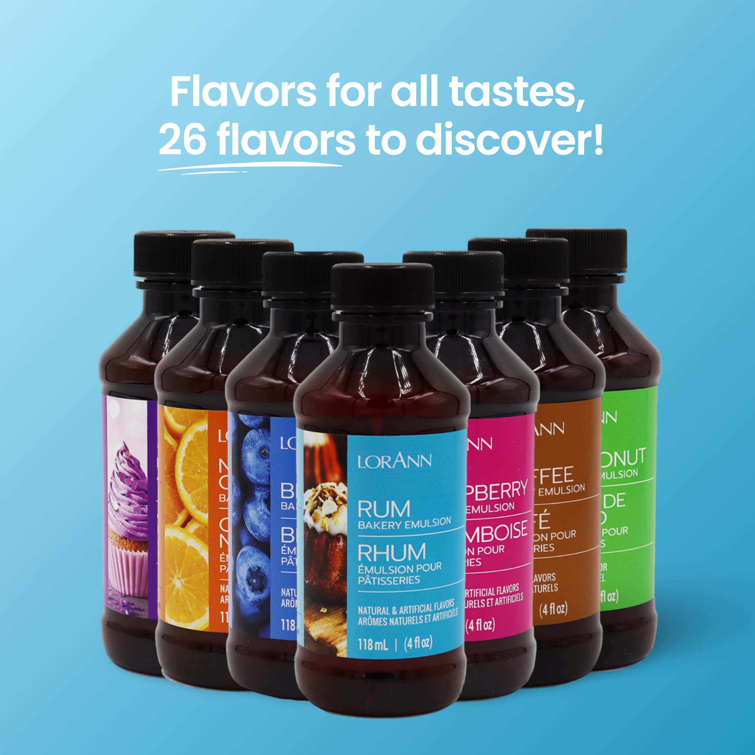 LorAnn Oils Rum Bakery Emulsion gluten-free baking in action for rich flavor.
