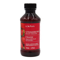 LorAnn Oils Strawberry Bakery Emulsion bottle for consistent strawberry flavor in baking