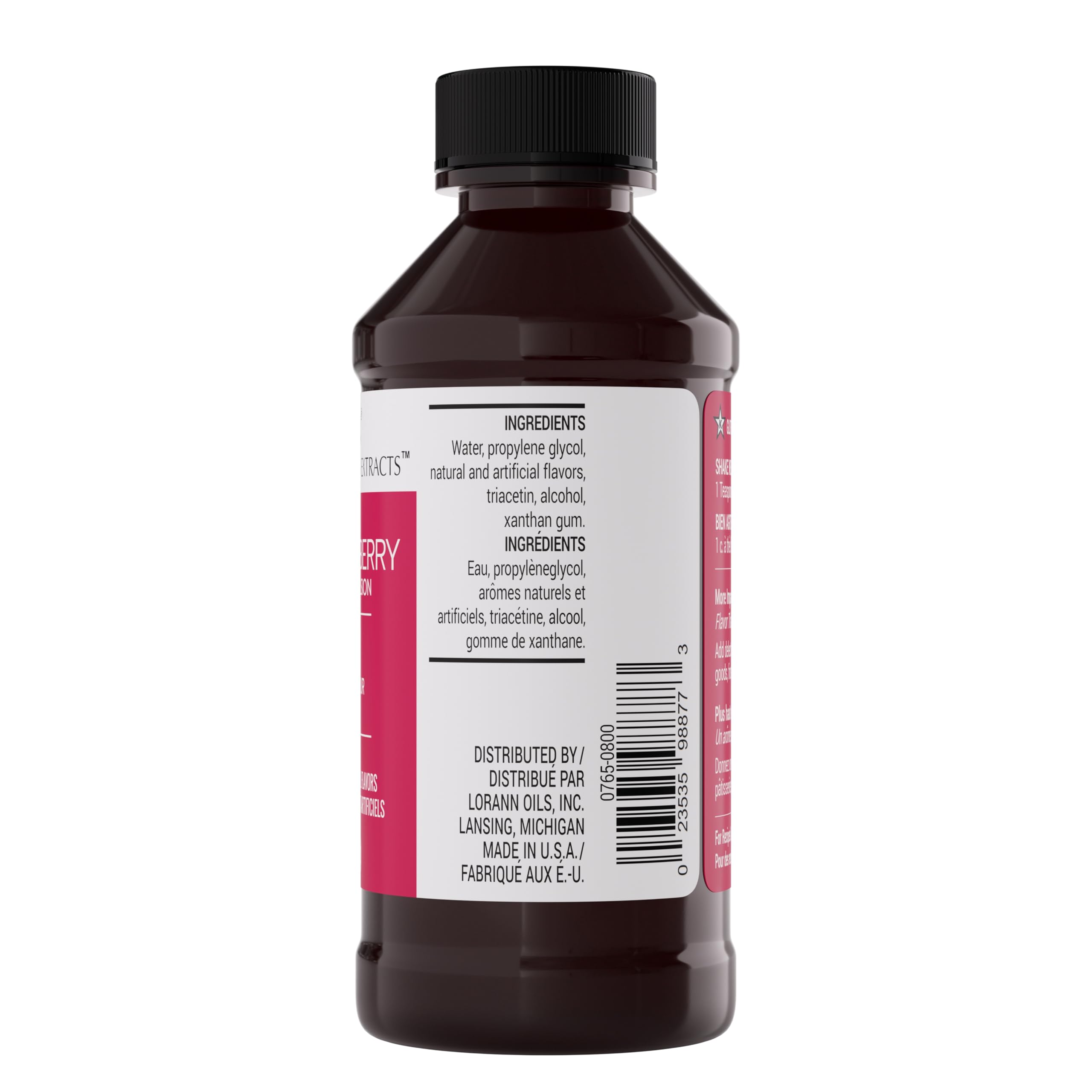 LorAnn Oils Strawberry Bakery Emulsion swirled into batter for intense fruit flavor