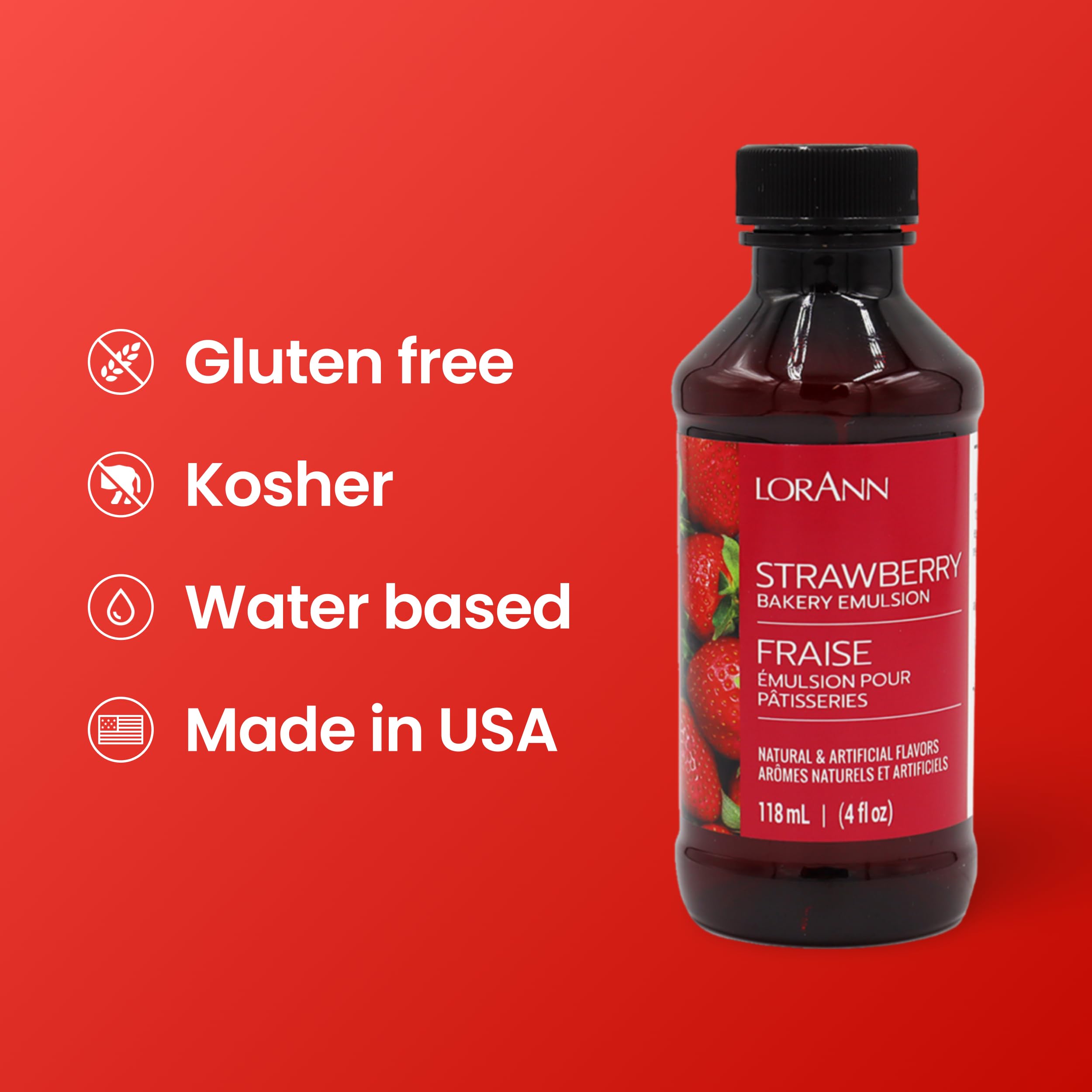 Keto-friendly strawberry flavor boost from LorAnn Oils Emulsion