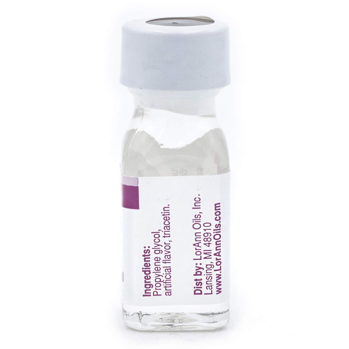 LorAnn Oils super strength bottle label closeup showing 3-4x stronger flavor