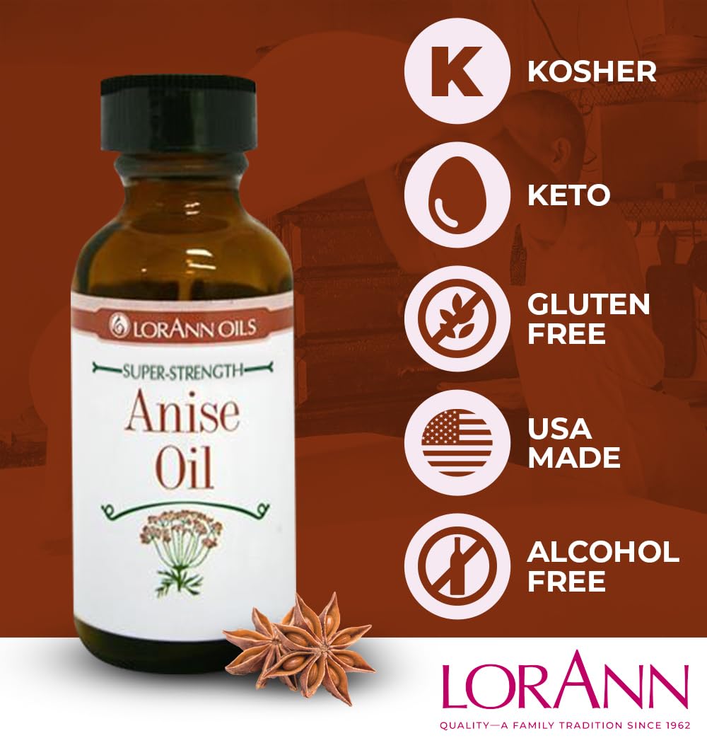 LorAnn Oils Super Strength Flavoring Anise for gummies and candy-making.