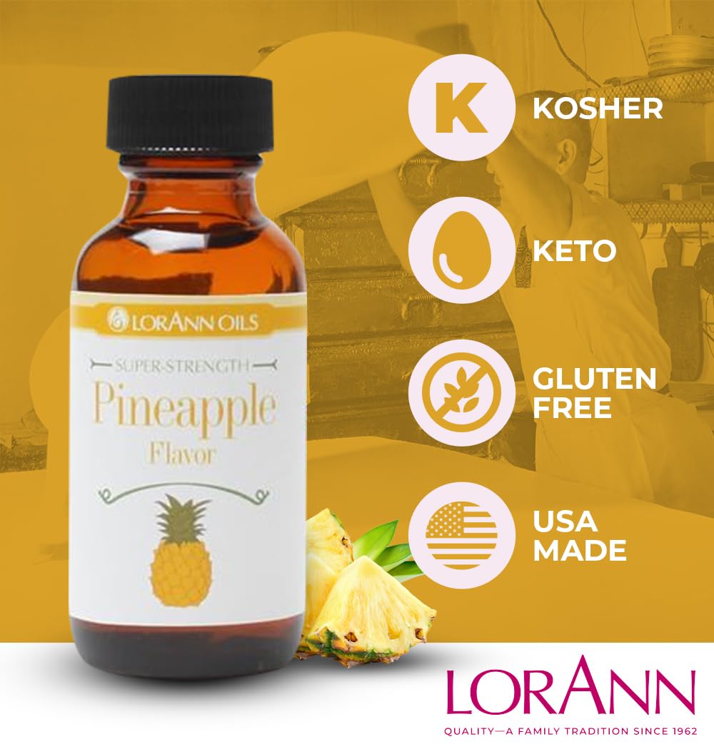 LorAnn Oils pineapple in batter scene illustrating intense flavor infusion