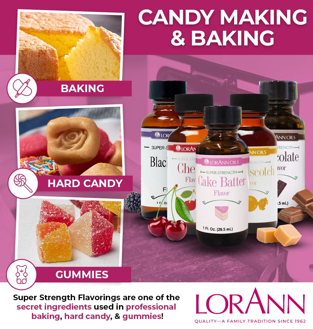 LorAnn Oils baking essence jar enhancing confections with bakery-grade flavor