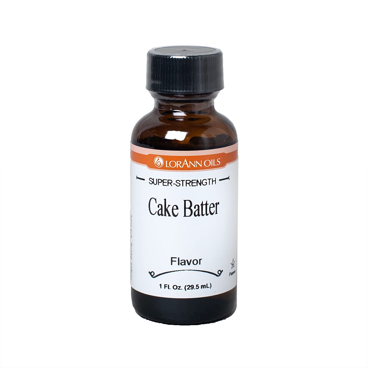 LorAnn Oils super-strength flavoring bottle with cake-batter focus for rich baking aroma