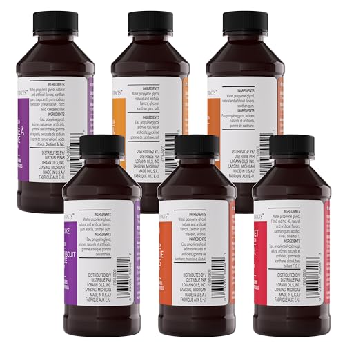 LorAnn Oils Variety Bakery Emulsion cookie butter bottle adds richness to cakes