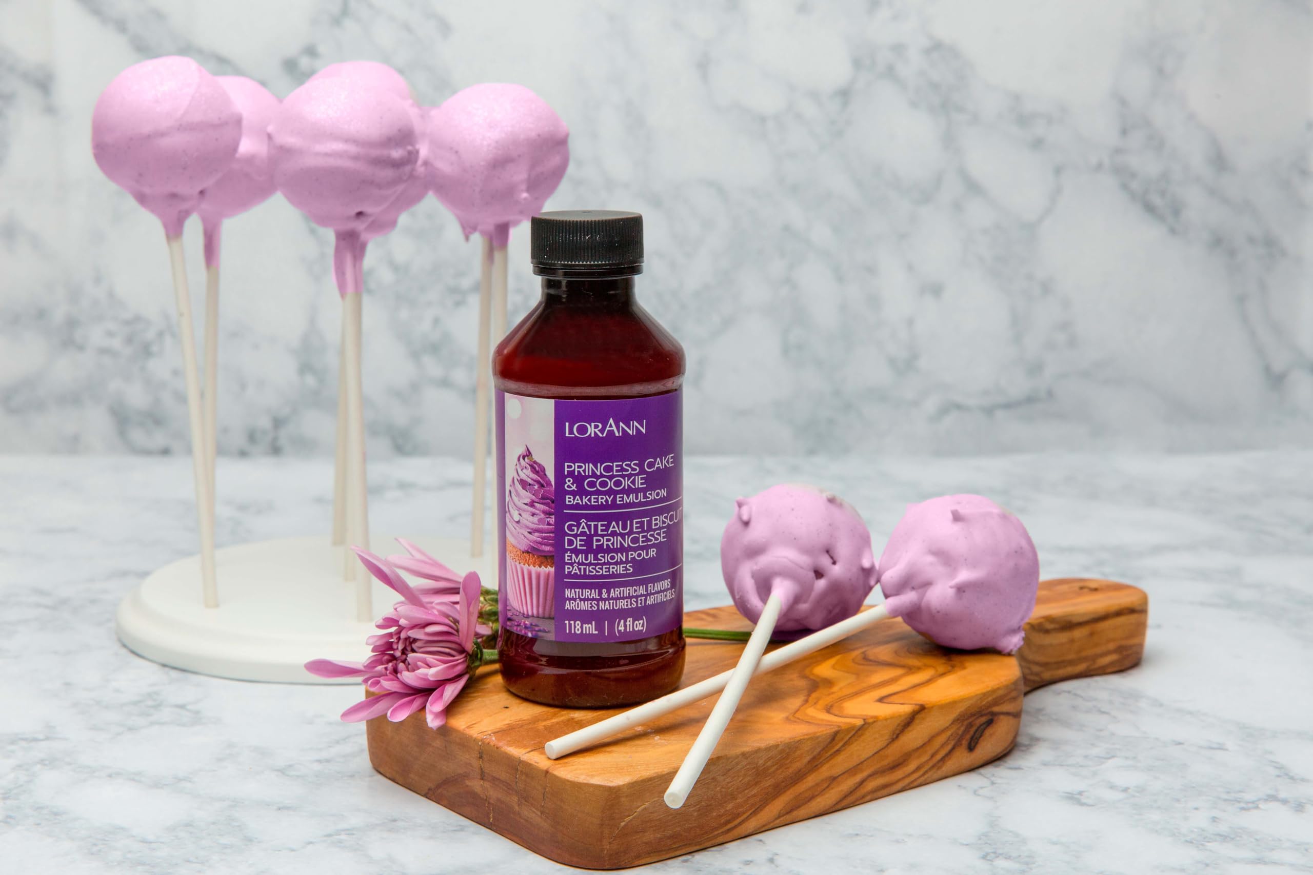 LorAnn Oils Variety Bakery Emulsion strawberry bottle brings fruity sweetness to batters and fillings
