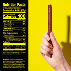 Lorissa's Kitchen grass-fed beef close-up showcasing quality ingredients and high-protein snack benefits.