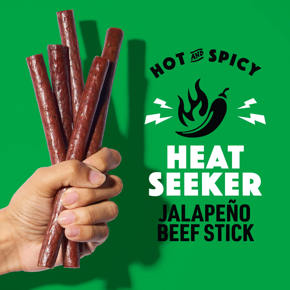 A bite of Heat Seeker by Lorissa's Kitchen shows real jalapeños and smoky spices.