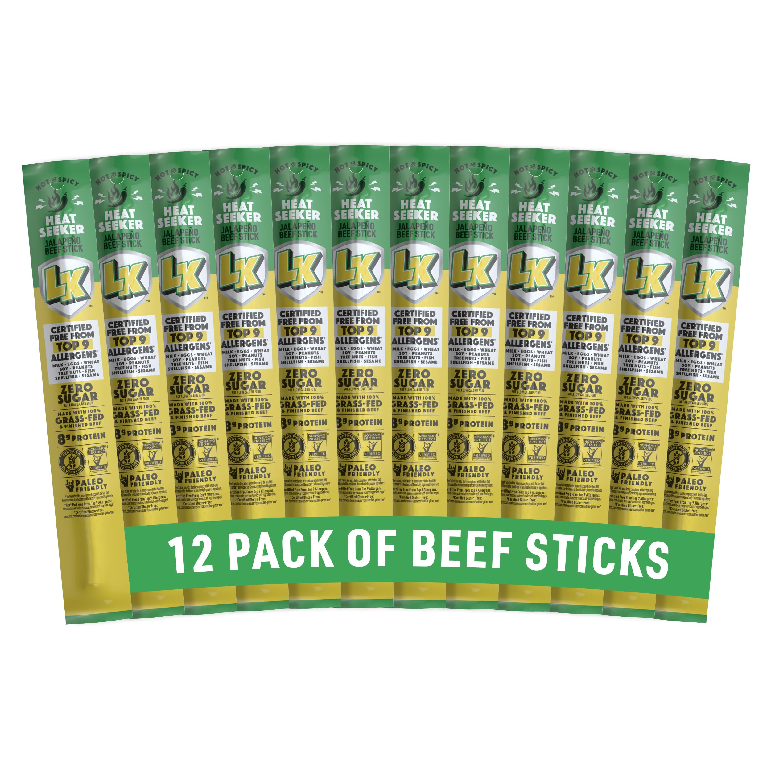 Lorissa's Kitchen jalapeño beef jerky pack shot highlighting bold flavor and grab-and-go convenience.