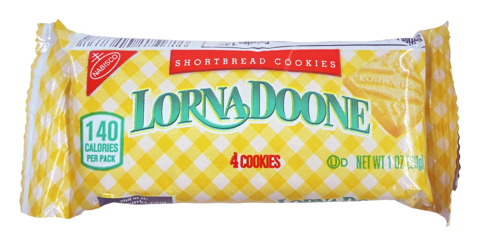 Lorna Doone shortbread unwrap scene illustrating easy-to-open wrapper for quick servings