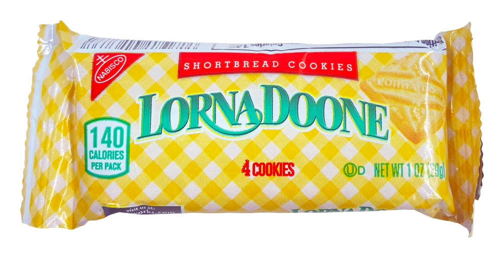 Lorna Doone shortbread unwrap scene illustrating easy-to-open wrapper for quick servings