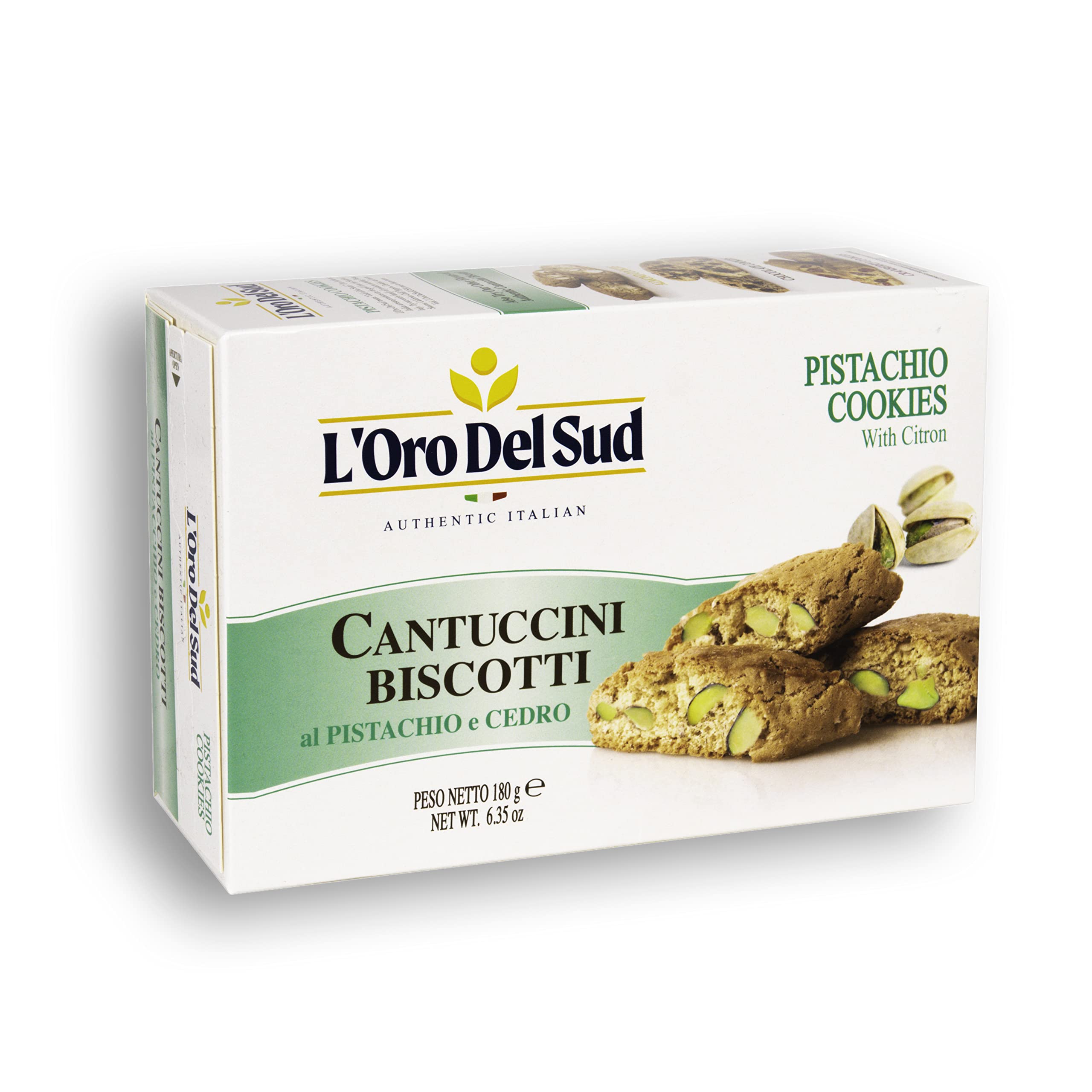 L'Oro Del Sud pistachio cantucci aroma and texture.