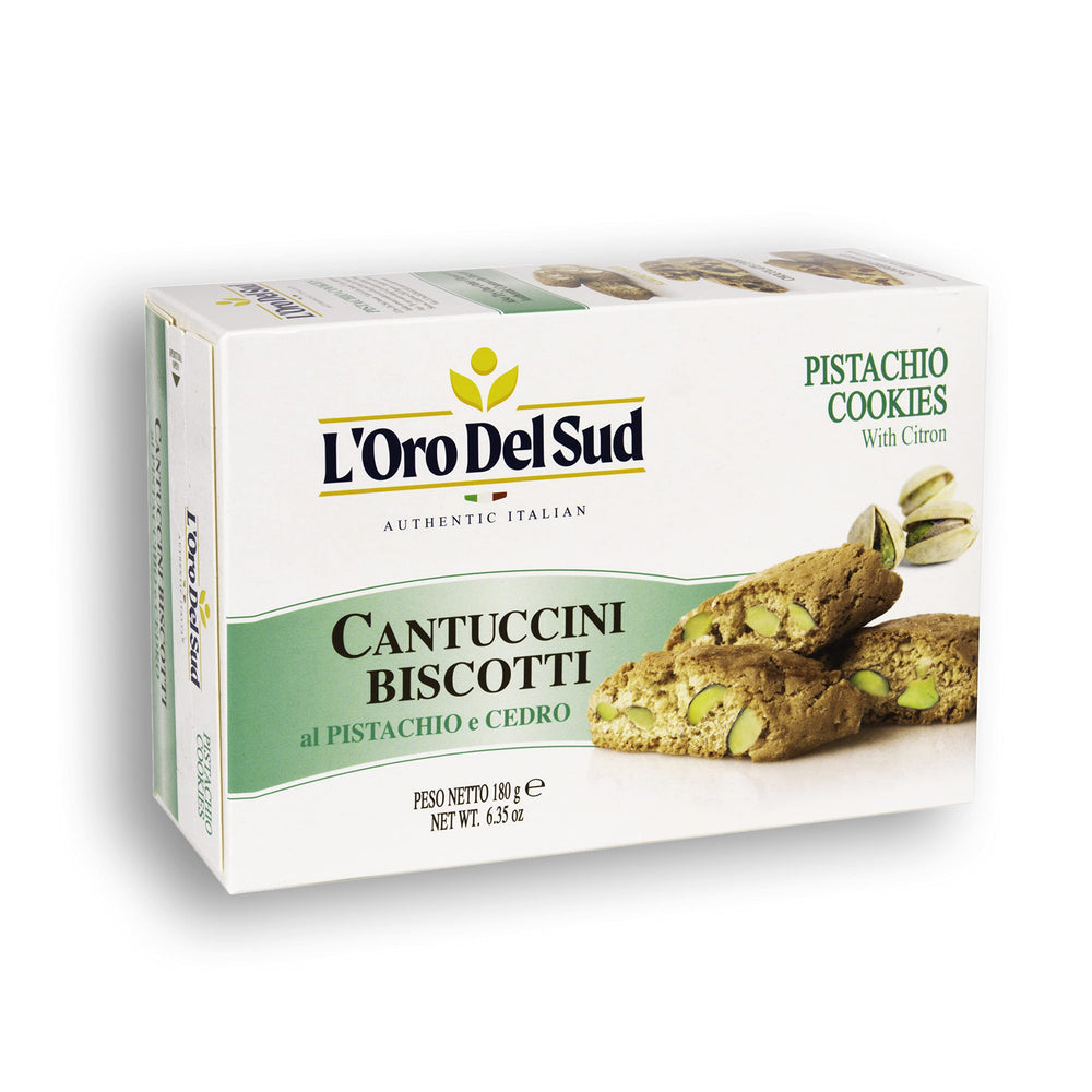 L'Oro Del Sud pistachio cantucci aroma and texture.
