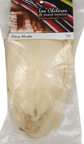 Los Chileros corn husks soaking in water, ready to use
