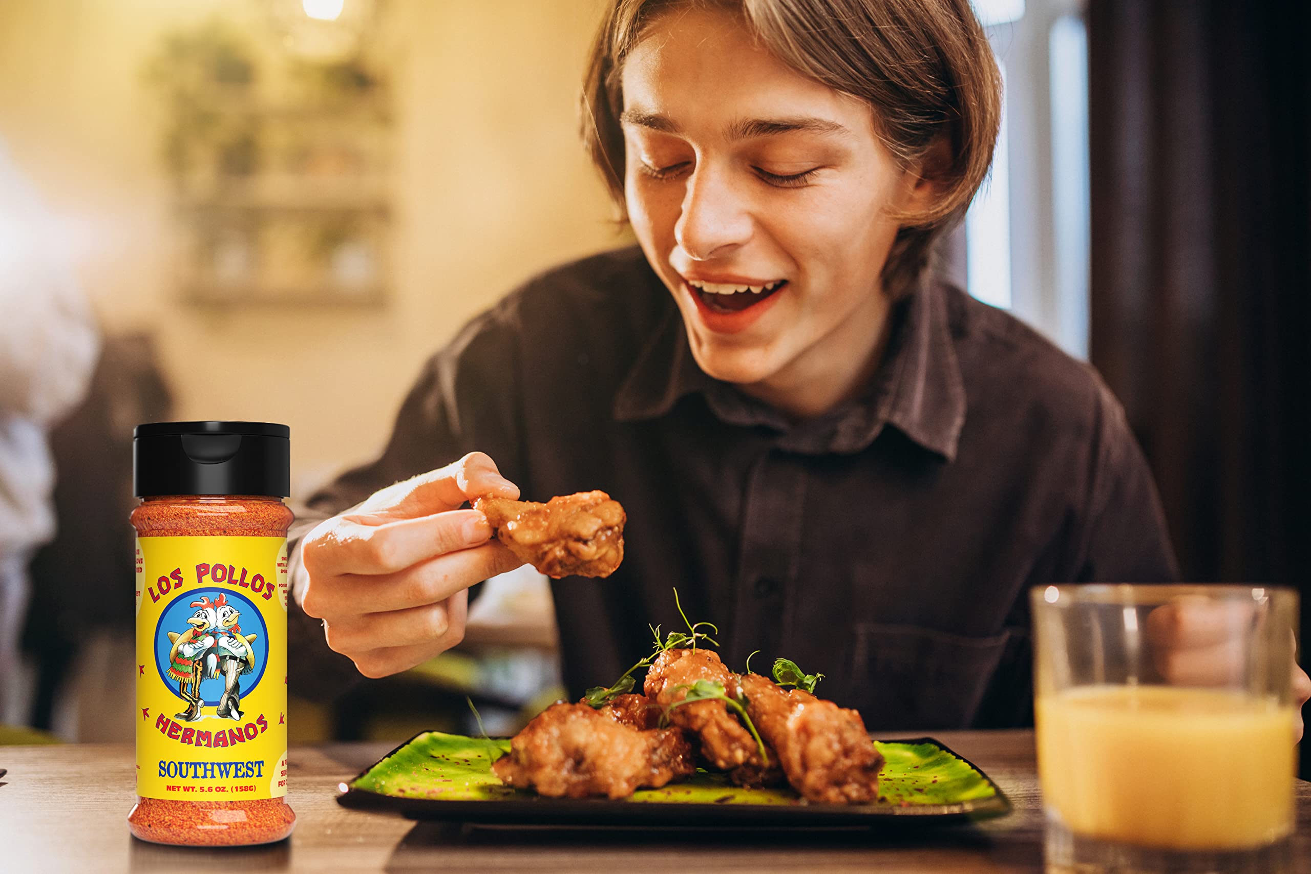 Roasted poultry crust enhanced by Southwest seasoning for depth