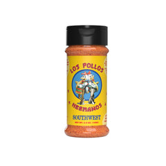 Los Pollos Hermanos Southwest Chicken Seasoning label featuring official branding for poultry flavor