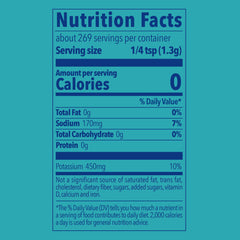 LoSalt Original label on the tub highlights its reduced-sodium option.