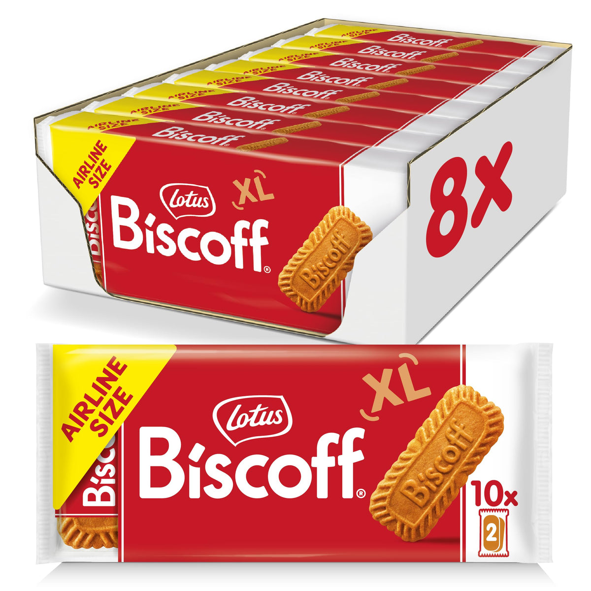 Lotus Biscoff packaging on store shelf inviting impulse purchase.
