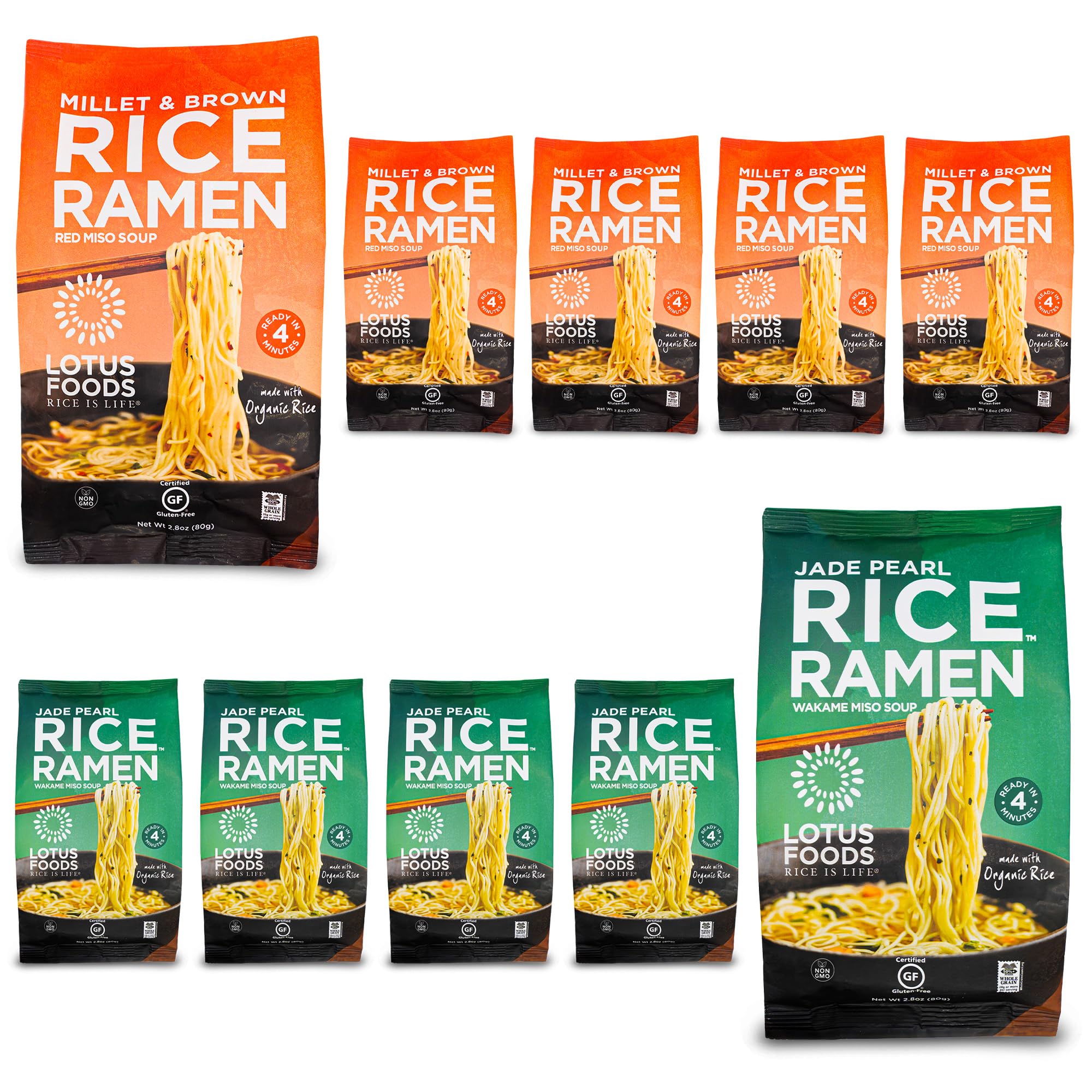 Lotus Foods Jade Pearl bundle noodles, quick lunch option with a delicate flavor