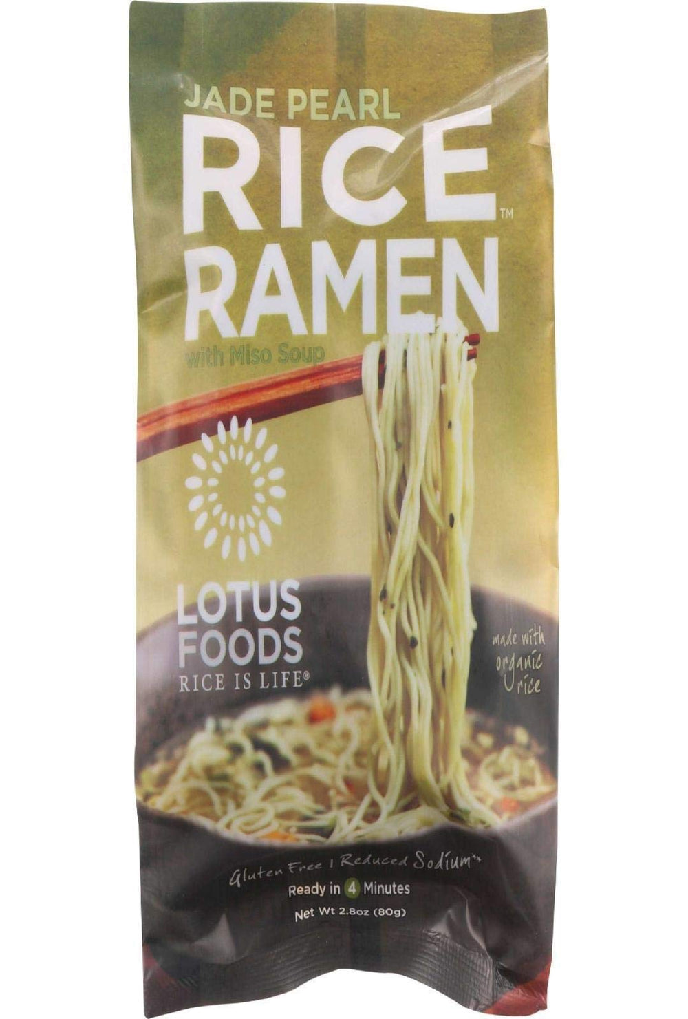 Lotus Foods Jade Pearl ramen with bamboo extract adds chlorophyll-rich notes for vibrant bowls