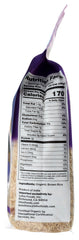 Label on Lotus Foods Organic Brown Basmati Rice highlighting gluten-free and kosher