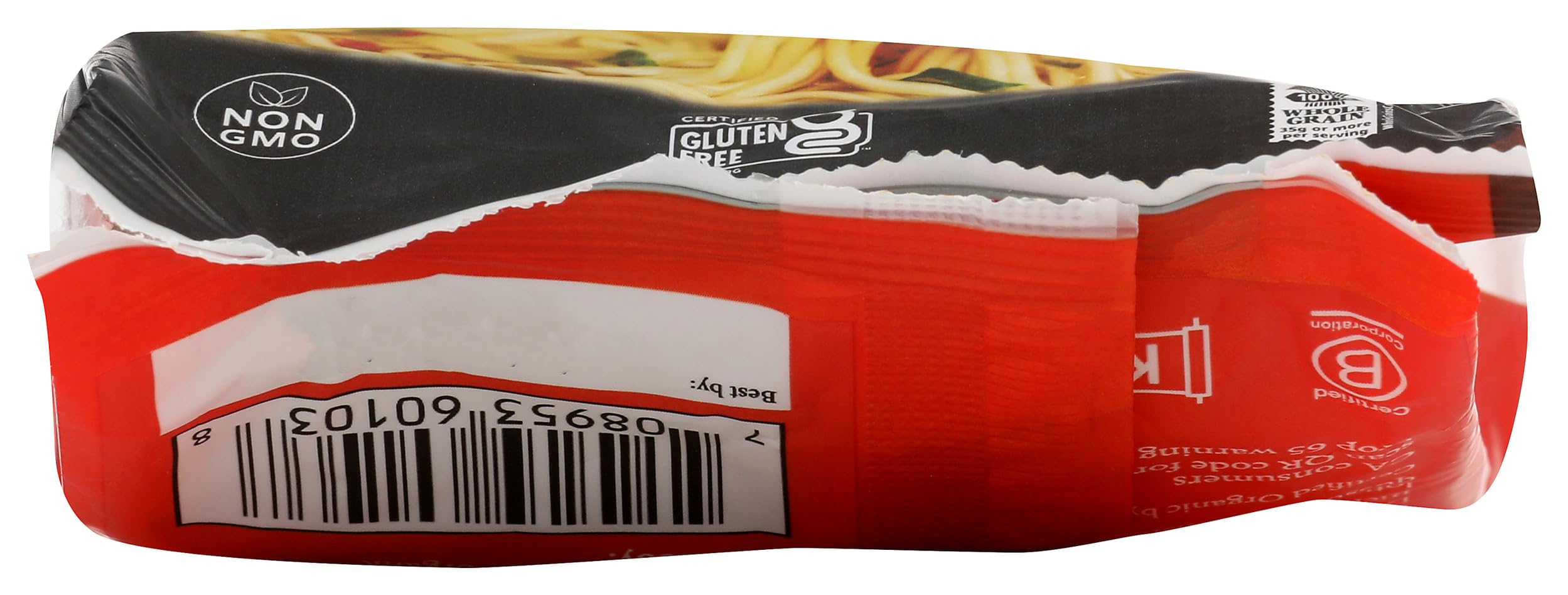 Lotus Foods Organic ramen in kitchen scene, versatile toppings ready.