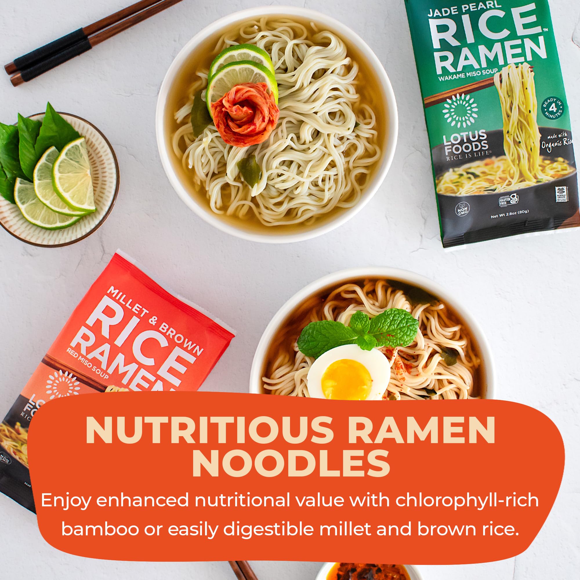Lotus Foods whole-grain-ramen-noodles image emphasizing wholesome, full-bodied texture