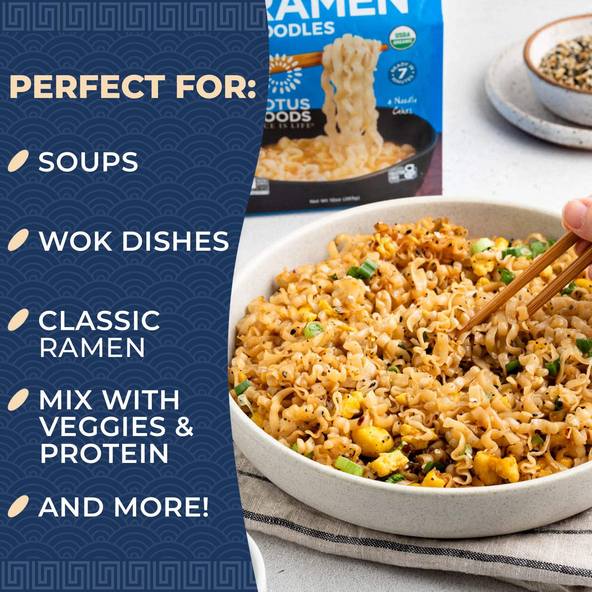 Lotus Foods organic white rice base emphasizes clean ingredients for versatile meals