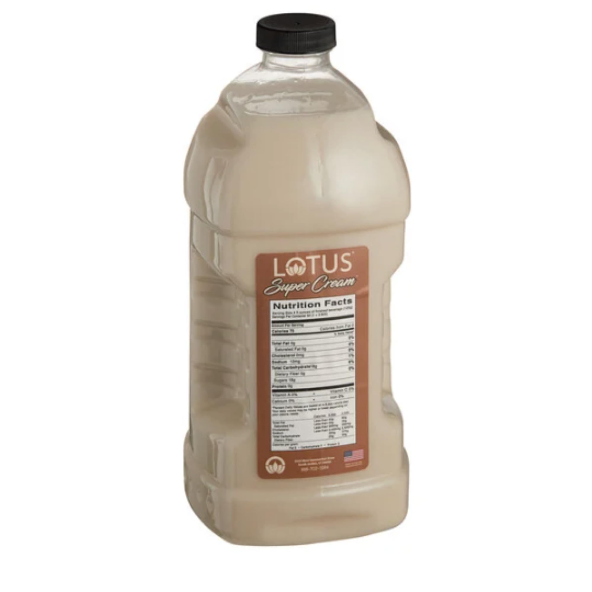 Lotus Plant Power energy concentrate poured into glass for easy mixing