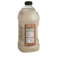 Lotus Plant Power energy concentrate poured into glass for easy mixing