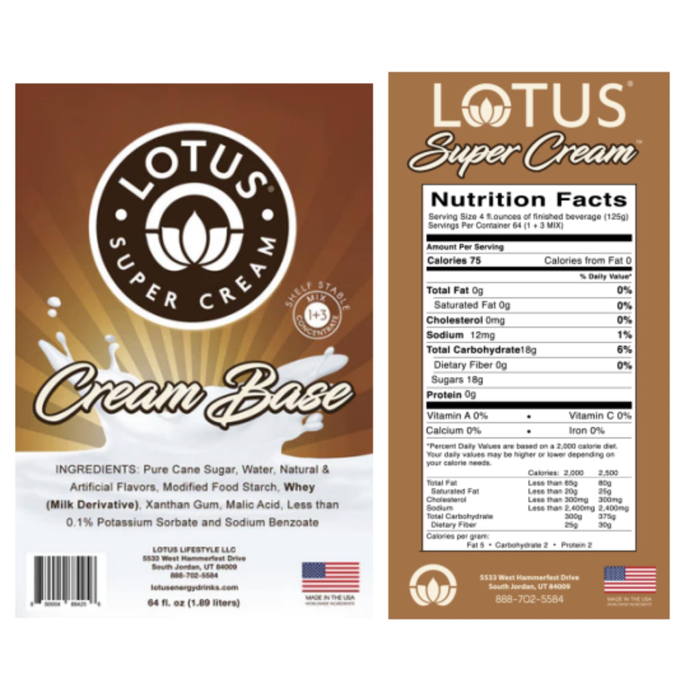Lotus Plant Power energy concentrate mixed with sparkling water for a floral sip