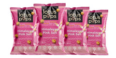 Lotus Pops four-pack Himalayan Pink Salt, light low-calorie snack.
