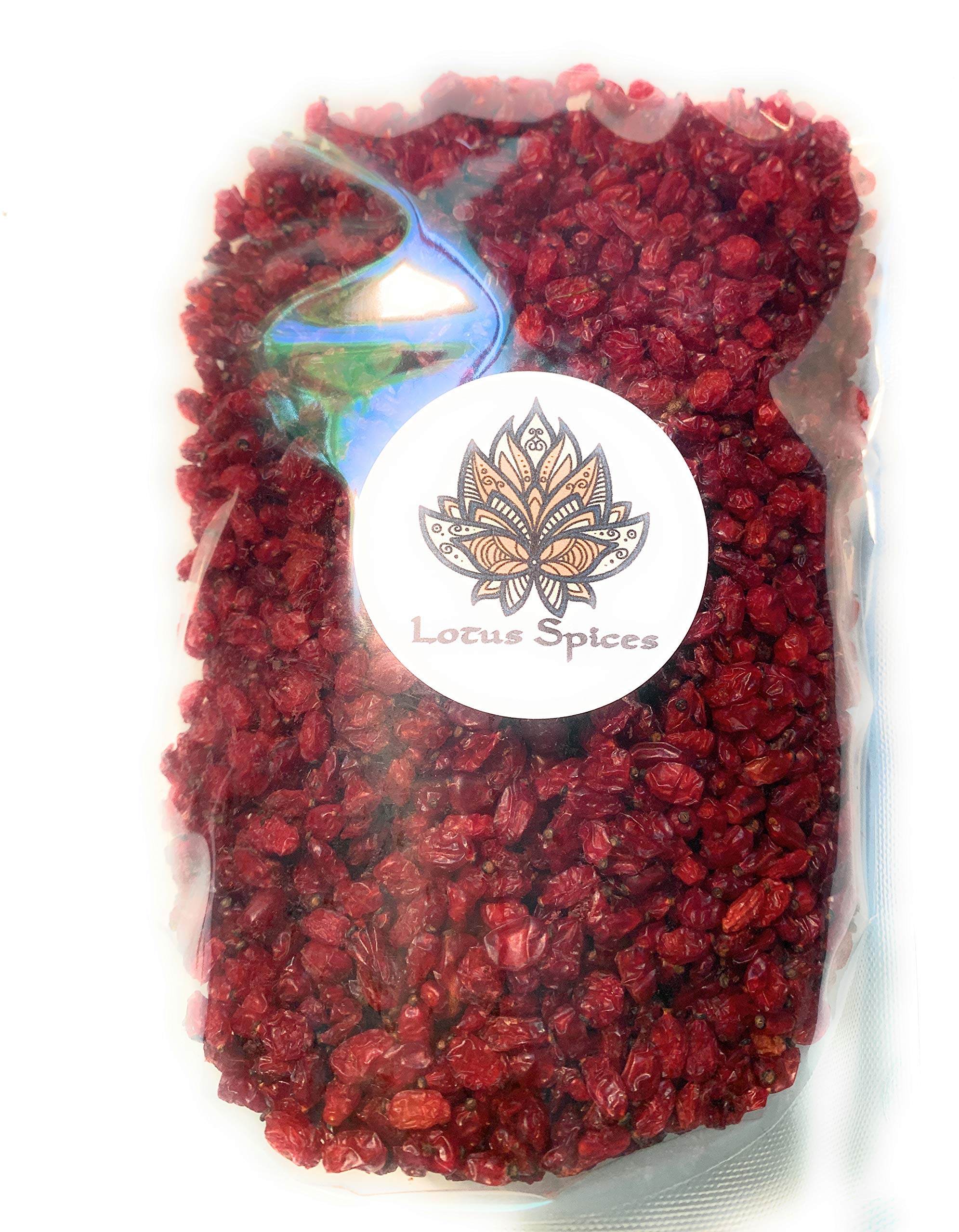 Lotus Spices Zereshk barberries rice polow dish with vivid color