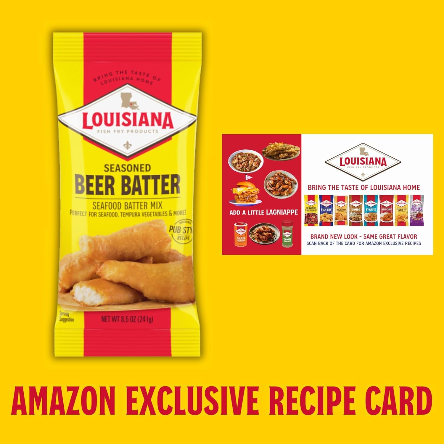 Louisiana Fish Fry 3-pack makes weeknight frying ready and convenient