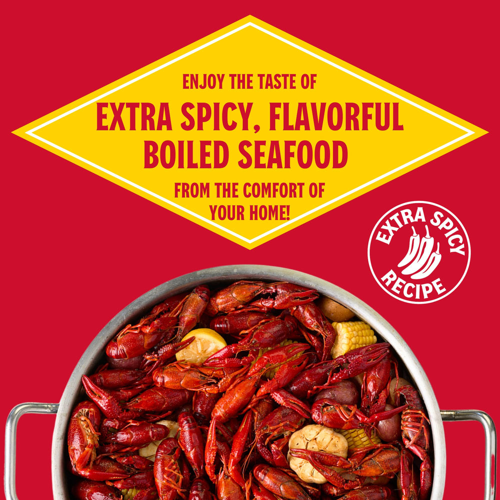 Louisiana Fish Fry Cajun Fire Boil crawfish boil with bold flavor