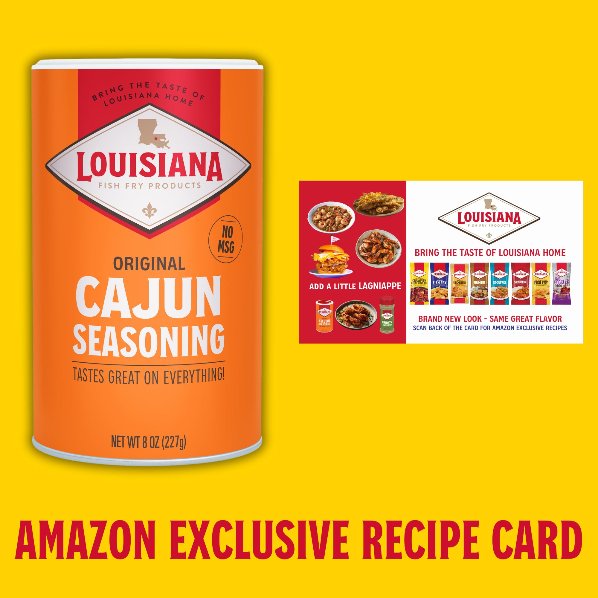 Louisiana Fish Fry Cajun Seasoning salad-dress enhances greens with a flavorful kick