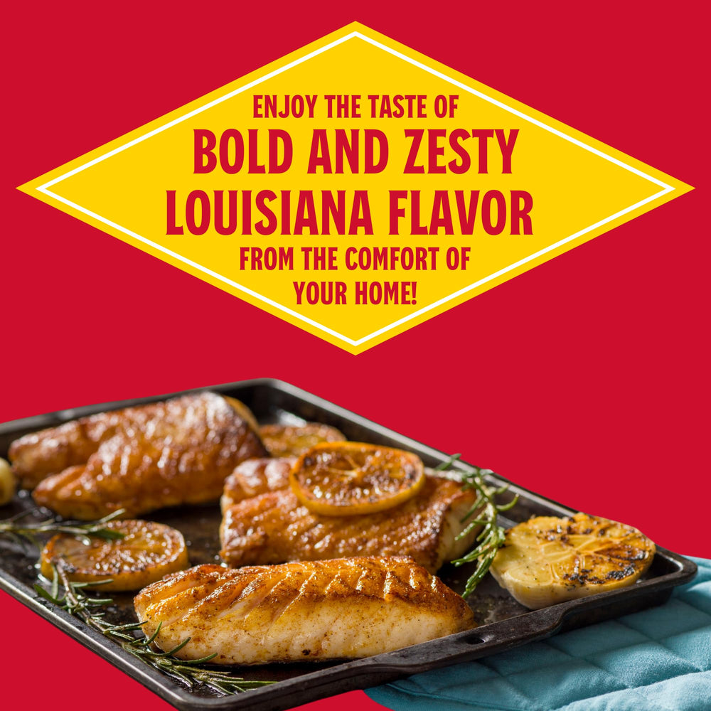 Louisiana Fish Fry Cajun Seasoning seafood-dish delivers authentic Cajun kick to seafood plates