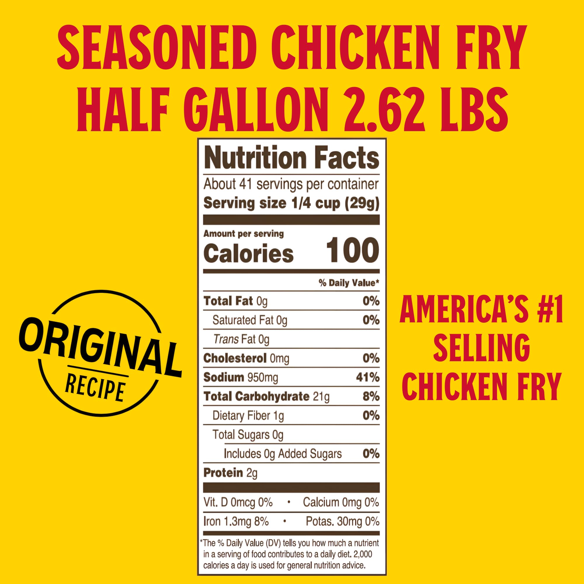 Louisiana Fish Fry Chicken Fry Batter crisp coating close-up with golden texture