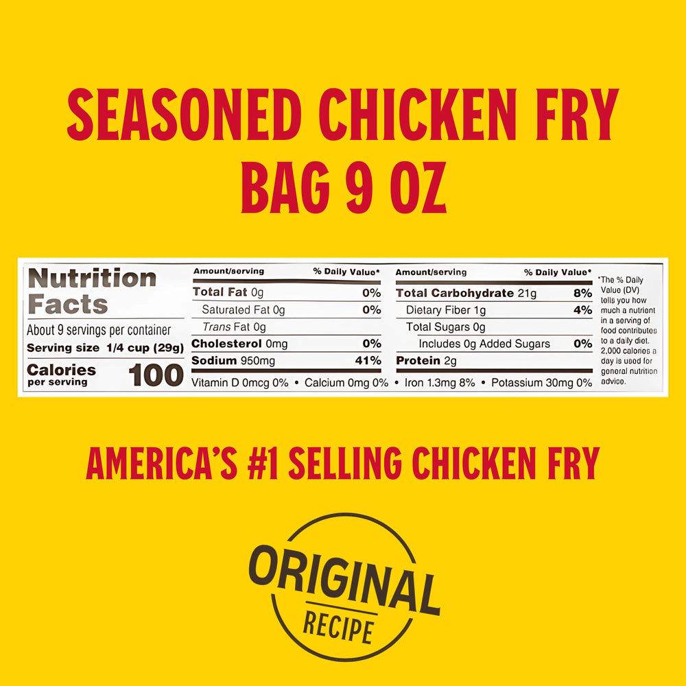 Louisiana Fish Fry chicken fry batter is easy to prep for quick weeknight coating.